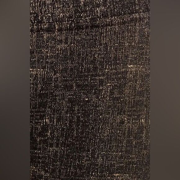 Spanx Velvet RARE Leggings Black Gold Metallic Shine High Rise Stretch 20188R - Picture 2 of 14